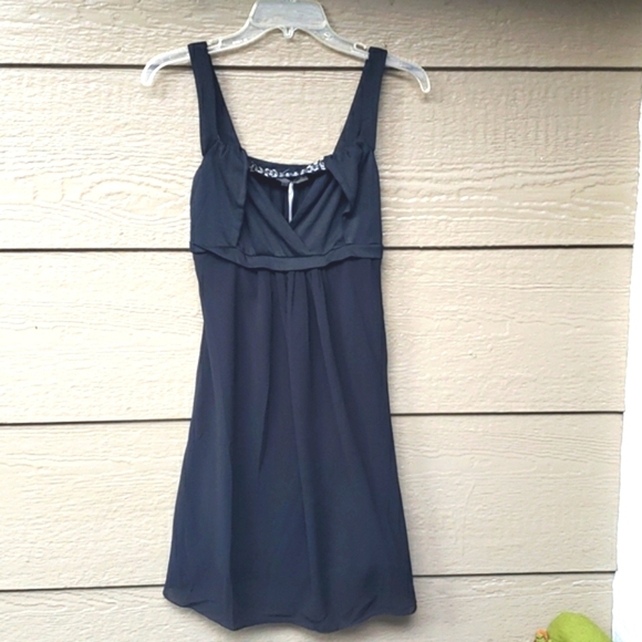 Lucy Paris Bead Embellished Little Black Dress - Picture 1 of 12